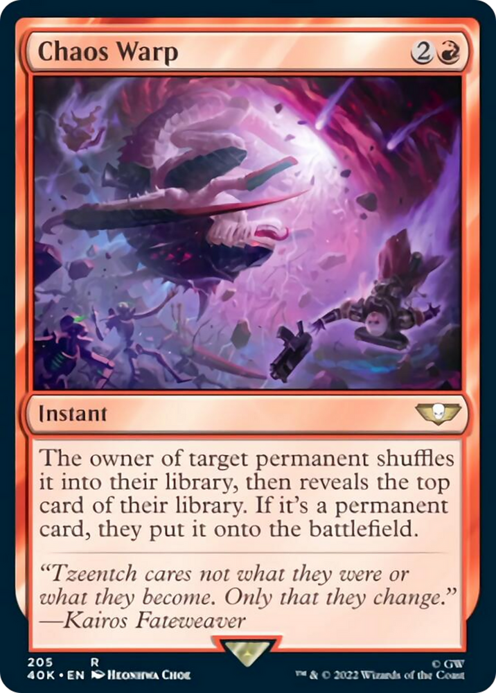 Chaos Warp [Warhammer 40,000] Magic: The Gathering