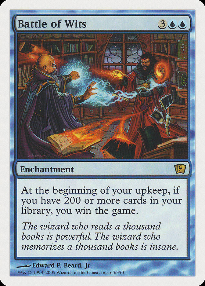 Battle of Wits [Ninth Edition] Magic: The Gathering