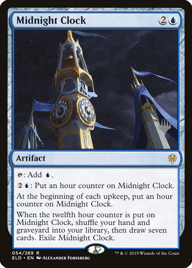 Midnight Clock (Promo Pack) [Throne of Eldraine Promos] Magic: The Gathering