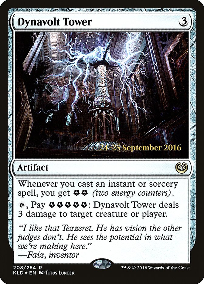 Dynavolt Tower [Kaladesh Prerelease Promos] Magic: The Gathering