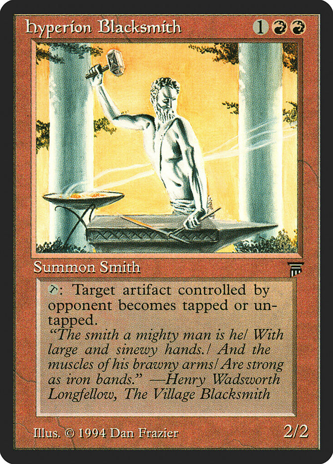 Hyperion Blacksmith [Legends] Magic: The Gathering