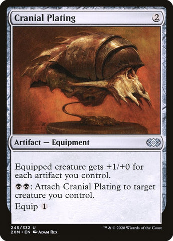 Cranial Plating [Double Masters] Magic: The Gathering