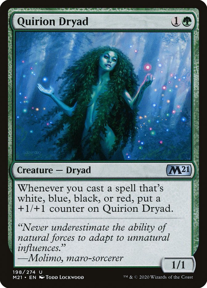 Quirion Dryad [Core Set 2021] Magic: The Gathering