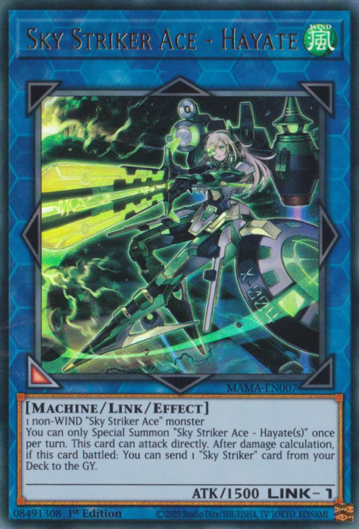Sky Striker Ace - Hayate [MAMA-EN007] Ultra Rare Yu-Gi-Oh!