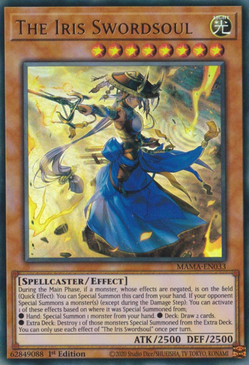 The Iris Swordsoul [MAMA-EN033] Ultra Rare Yu-Gi-Oh!