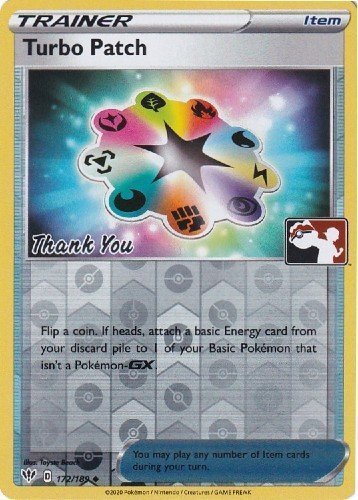Turbo Patch (172/189) (Pokemon League) [Sword & Shield: Darkness Ablaze] Pokémon