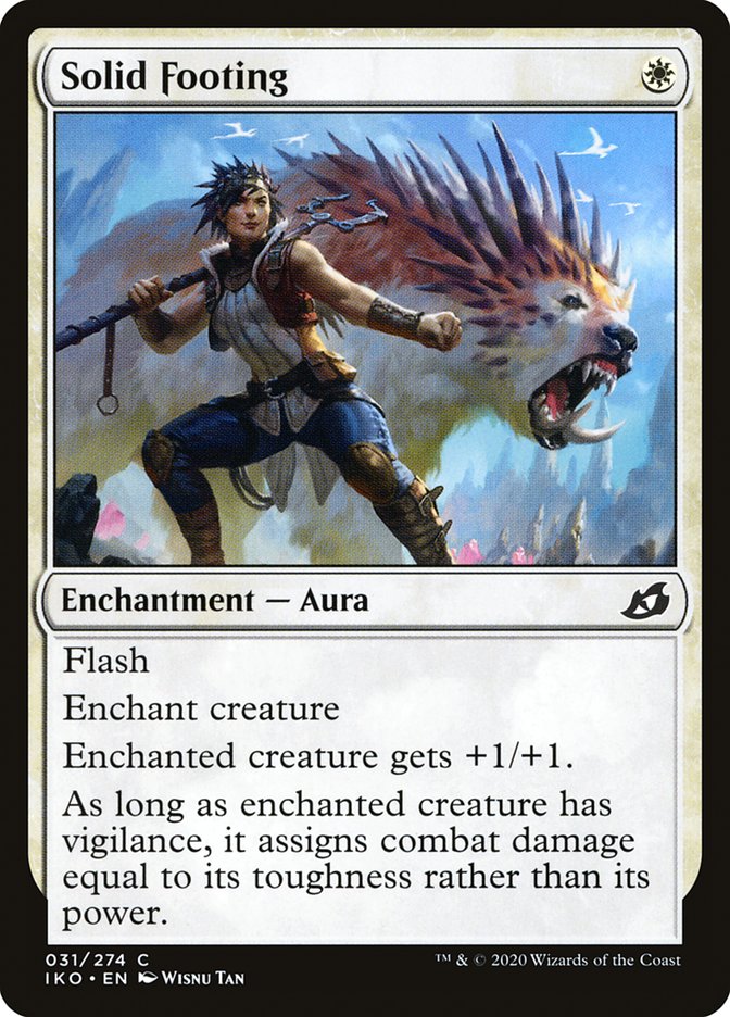 Solid Footing [Ikoria: Lair of Behemoths] Magic: The Gathering
