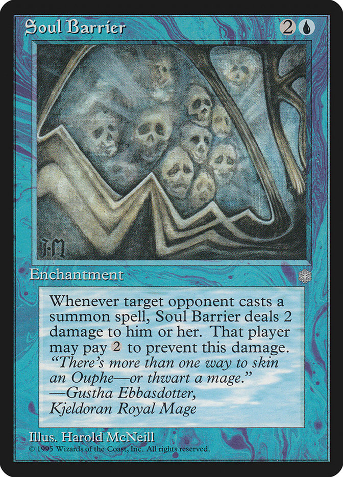 Soul Barrier [Ice Age] Magic: The Gathering