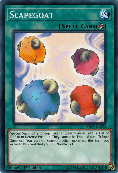 Scapegoat [YS18-EN023] Common Yu-Gi-Oh!