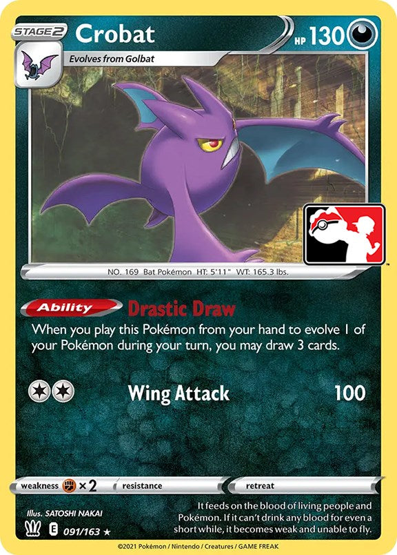 Crobat (091/163) [Prize Pack Series One] Pokémon