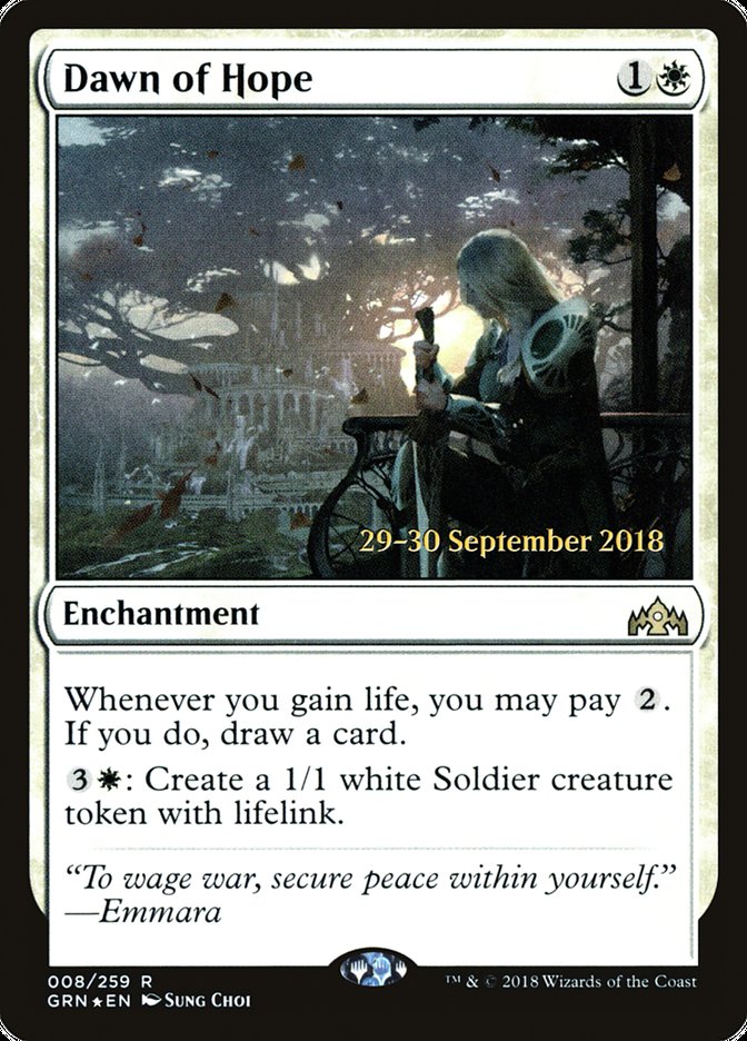 Dawn of Hope [Guilds of Ravnica Prerelease Promos] Magic: The Gathering