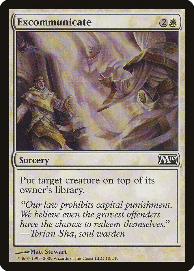 Excommunicate [Magic 2010] Magic: The Gathering