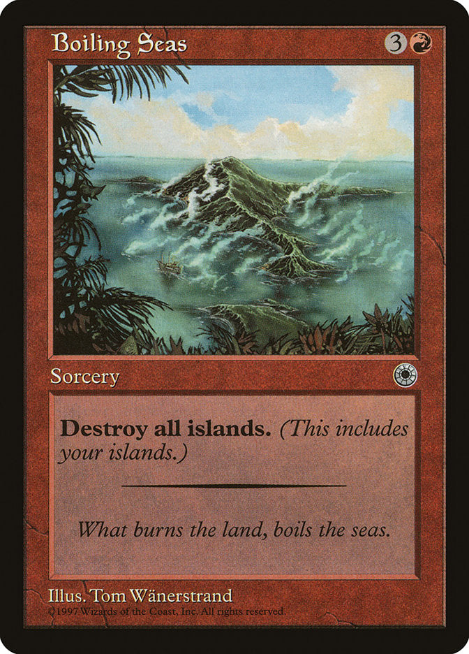 Boiling Seas [Portal] Magic: The Gathering