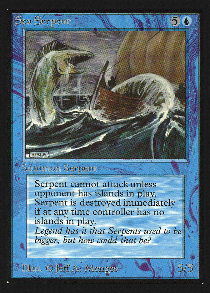 Sea Serpent [Collectors' Edition] Magic: The Gathering