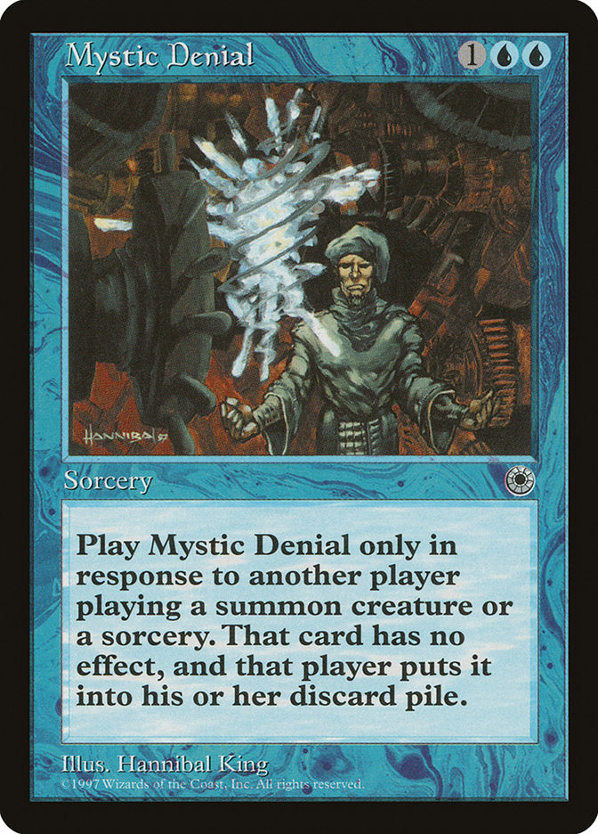Mystic Denial [Portal] Magic: The Gathering