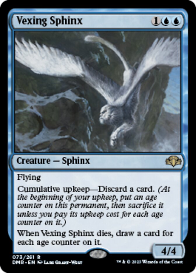 Vexing Sphinx [Dominaria Remastered] Magic: The Gathering