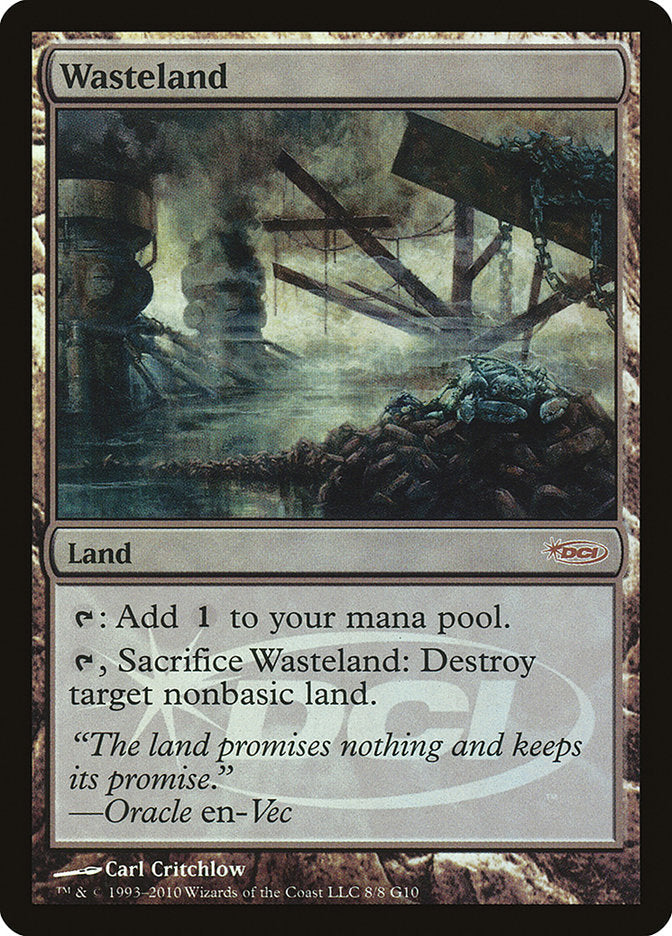 Wasteland [Judge Gift Cards 2010] Magic: The Gathering