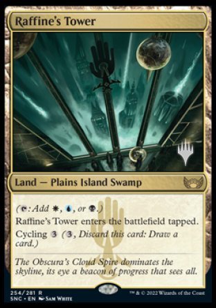 Raffine's Tower (Promo Pack) [Streets of New Capenna Promos] Magic: The Gathering