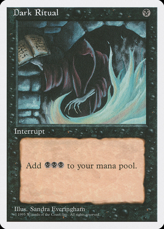Dark Ritual [Fourth Edition] Magic: The Gathering