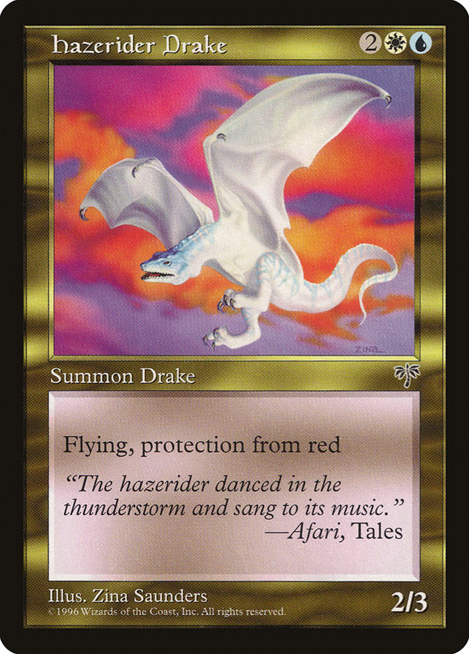 Hazerider Drake [Mirage] Magic: The Gathering