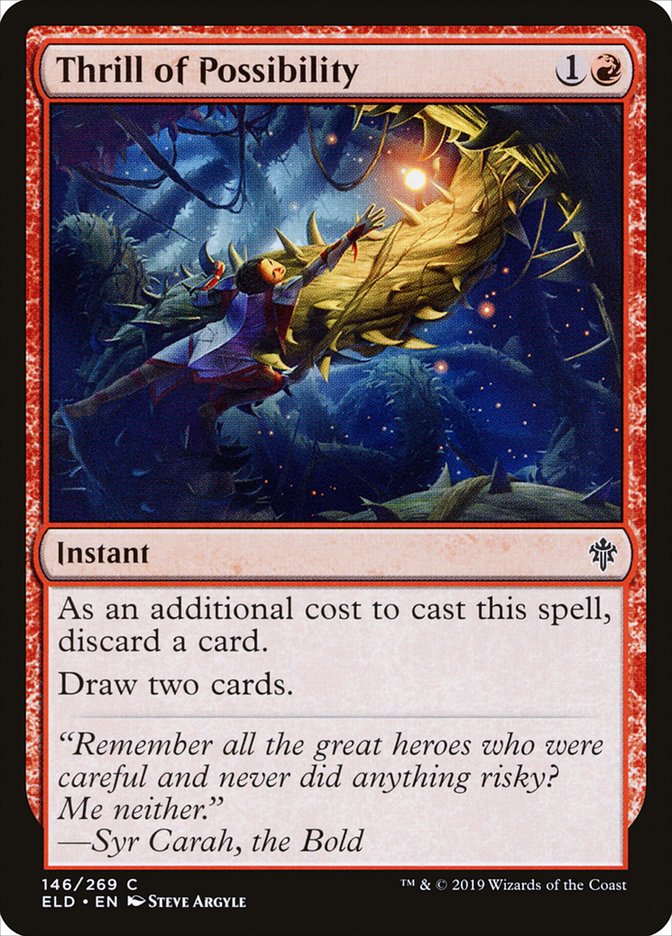 Thrill of Possibility [Throne of Eldraine] Magic: The Gathering