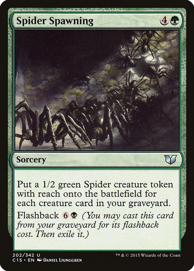 Spider Spawning [Commander 2015] Magic: The Gathering