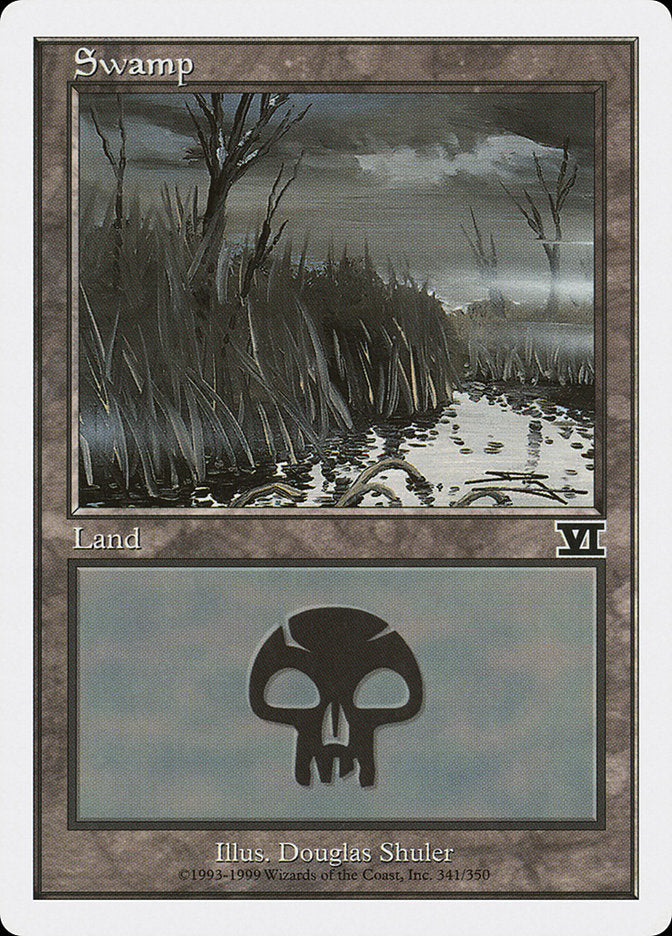 Swamp (341) [Classic Sixth Edition] Magic: The Gathering