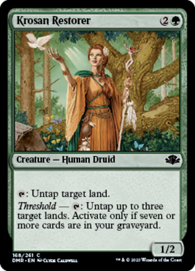 Krosan Restorer [Dominaria Remastered] Magic: The Gathering