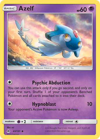 Azelf (43/131) [Sun & Moon: Forbidden Light] Pokémon
