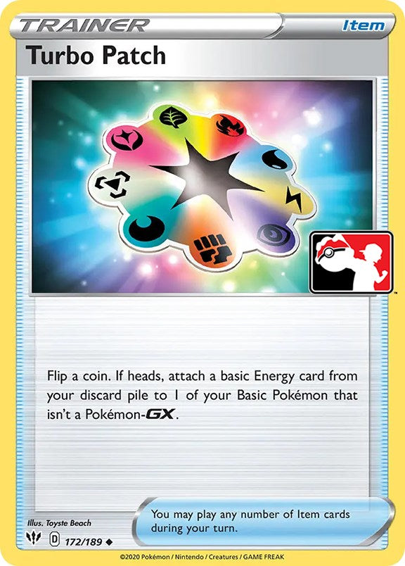Turbo Patch (172/189) [Prize Pack Series One] Pokémon