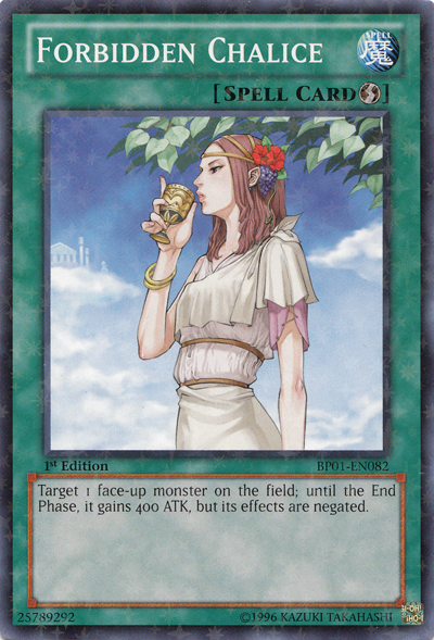 Forbidden Chalice [BP01-EN082] Starfoil Rare Yu-Gi-Oh!