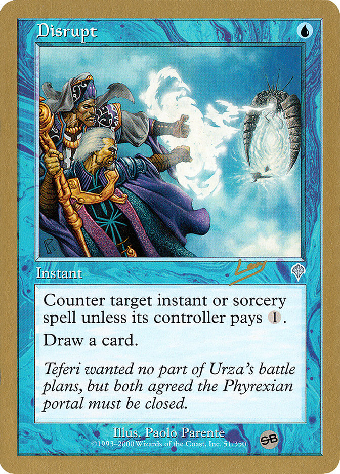 Disrupt (Raphael Levy) (SB) [World Championship Decks 2002] Magic: The Gathering