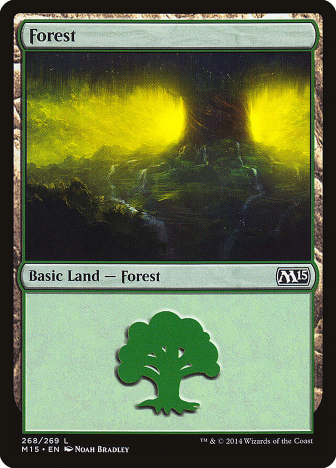 Forest (268) [Magic 2015] Magic: The Gathering