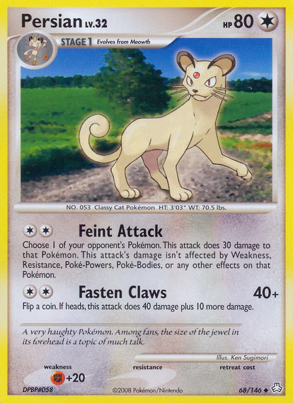 Persian (68/146) [Diamond & Pearl: Legends Awakened] Pokémon