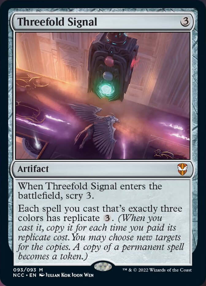 Threefold Signal [Streets of New Capenna Commander] Magic: The Gathering