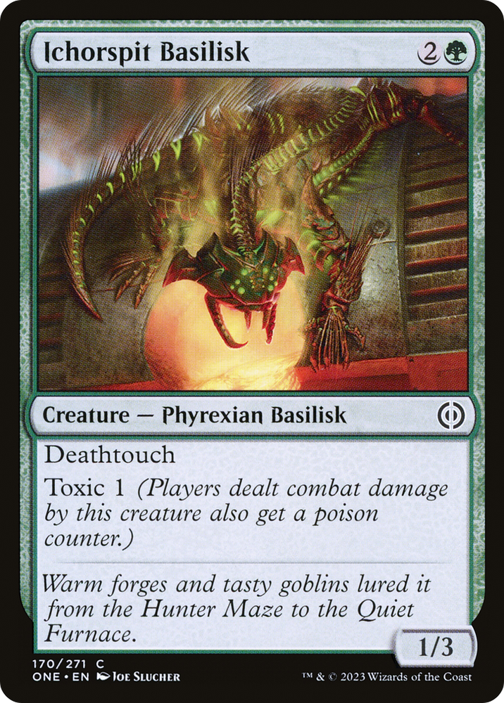Ichorspit Basilisk [Phyrexia: All Will Be One] Magic: The Gathering