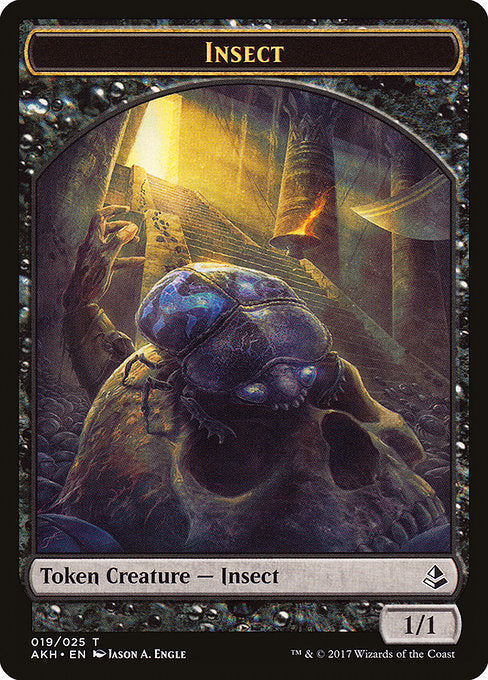 Labyrinth Guardian // Insect Double-Sided Token [Amonkhet Tokens] Magic: The Gathering