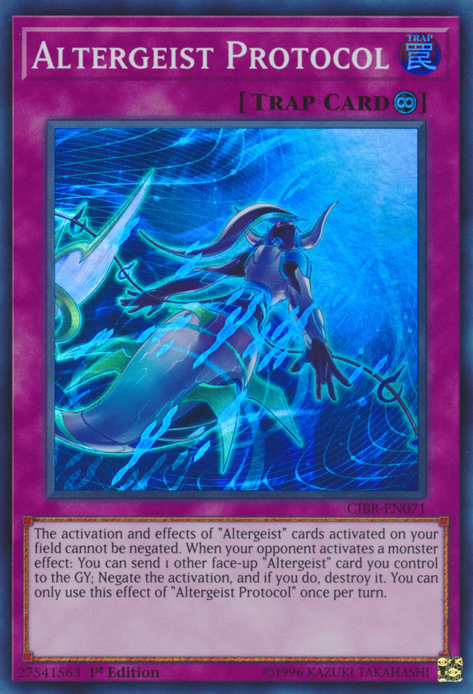 Altergeist Protocol [CIBR-EN071] Super Rare Yu-Gi-Oh!