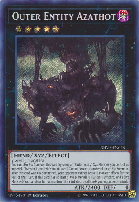 Outer Entity Azathot [SHVA-EN018] Secret Rare Yu-Gi-Oh!