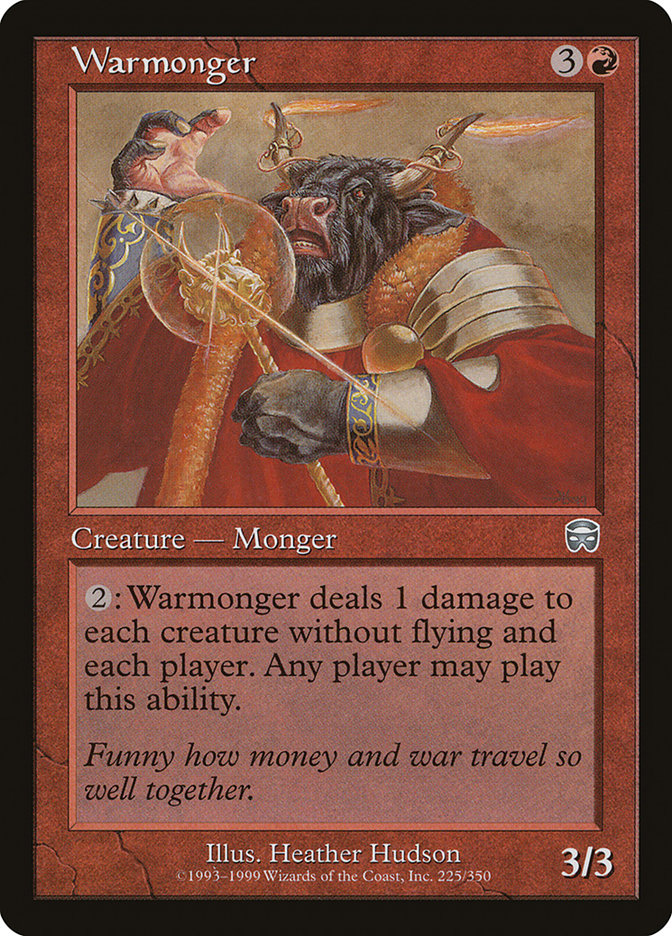 Warmonger [Mercadian Masques] Magic: The Gathering
