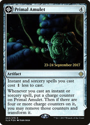 Primal Amulet // Primal Wellspring [Ixalan Prerelease Promos] Magic: The Gathering