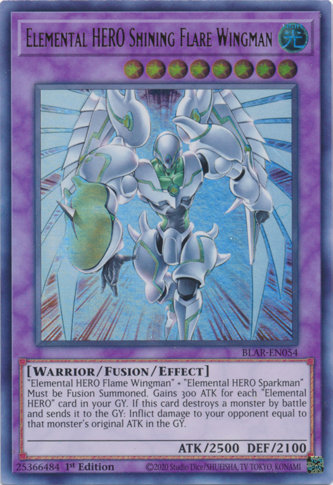 Elemental Hero Shining Flare Wingman [BLAR-EN054] Ultra Rare Yu-Gi-Oh!