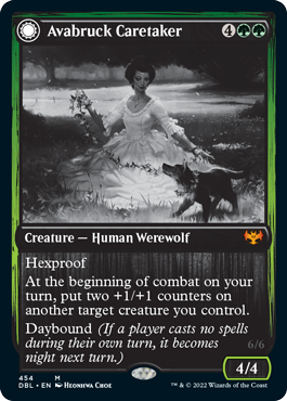 Avabruck Caretaker // Hollowhenge Huntmaster [Innistrad: Double Feature] Magic: The Gathering