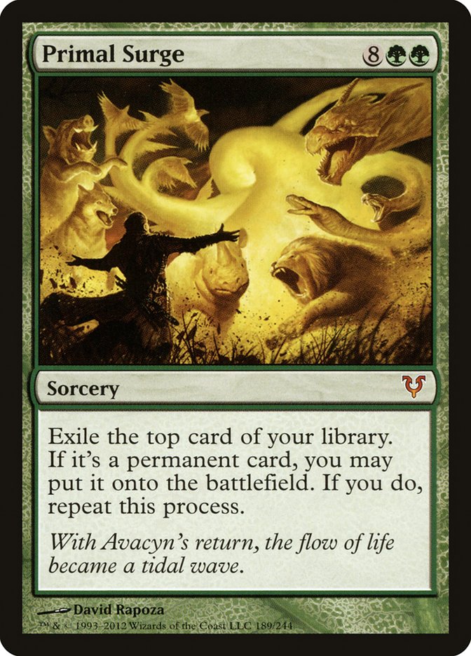 Primal Surge [Avacyn Restored] Magic: The Gathering
