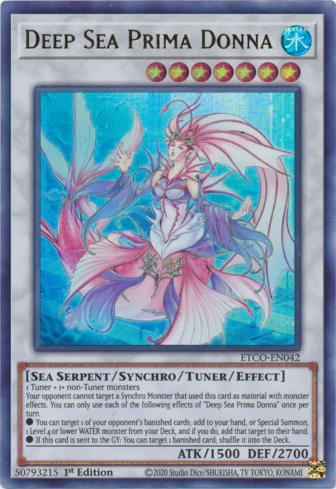 Deep Sea Prima Donna [ETCO-EN042] Ultra Rare Yu-Gi-Oh!
