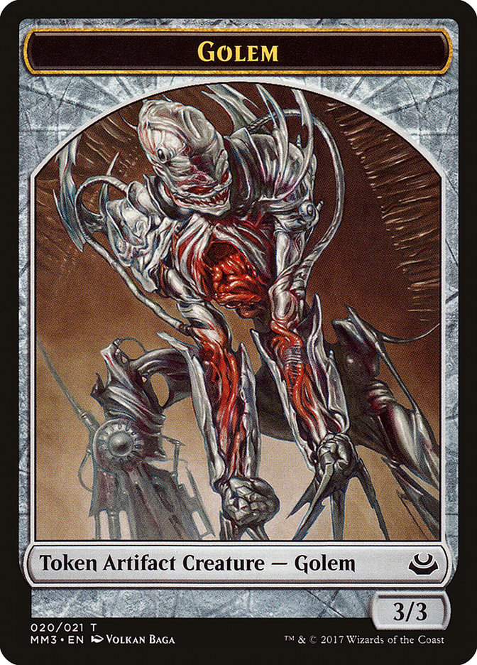 Golem Token [Modern Masters 2017 Tokens] Magic: The Gathering