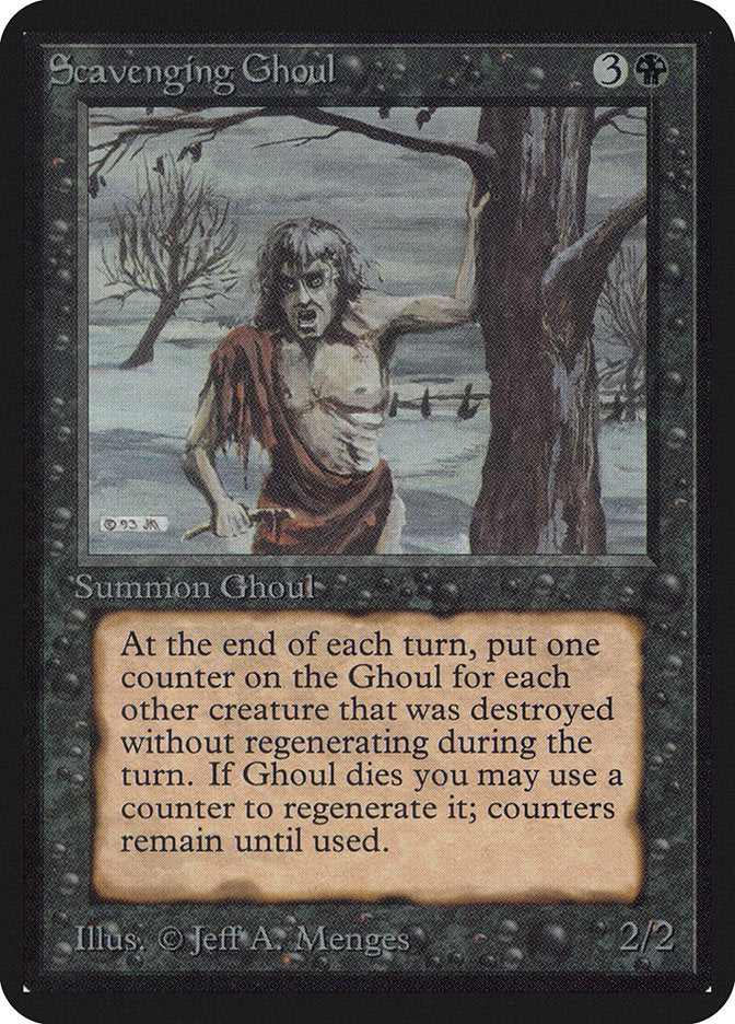 Scavenging Ghoul [Alpha Edition] Magic: The Gathering