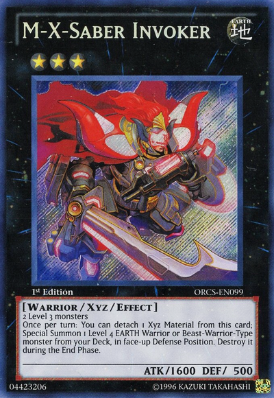 M-X-Saber Invoker [ORCS-EN099] Secret Rare Yu-Gi-Oh!