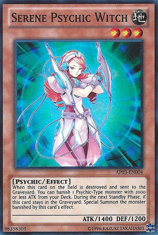 Serene Psychic Witch [AP03-EN004] Super Rare Yu-Gi-Oh!