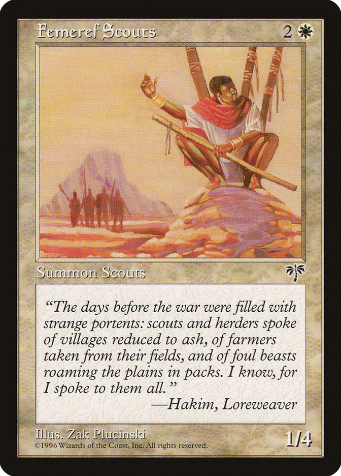 Femeref Scouts [Mirage] Magic: The Gathering